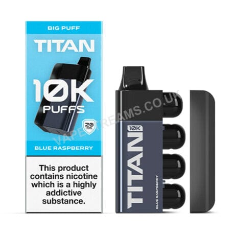 Titan 10k Blue Raspberry Disposable Vape
