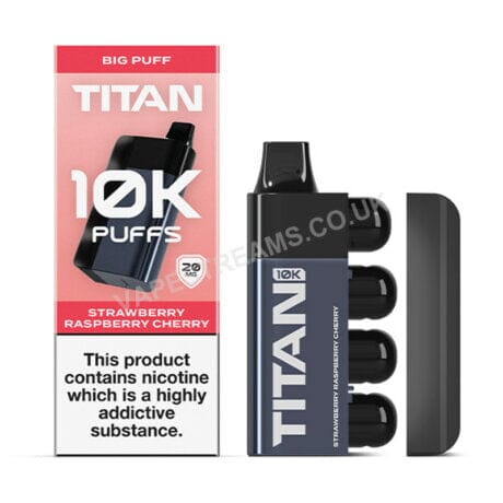 Titan 10k Strawberry Raspberry Cherry Disposable Vape