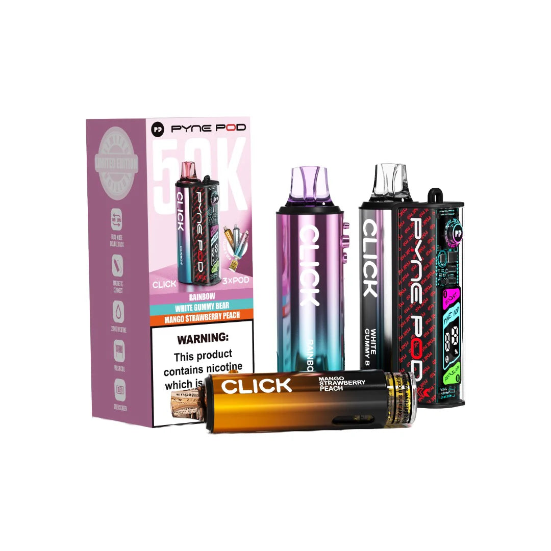 20mg Pyne Pod Click 50K Prefilled Pod Vape Kit 20mg Pyne Pod Click 50K Prefilled Pod Vape Kit