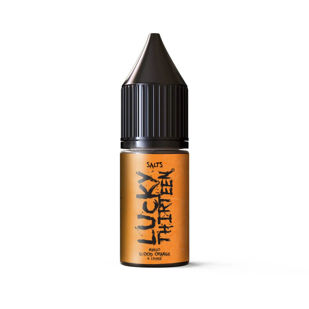 Lucky Thirteen Mango, Blood Orange and Lychee Nic Salt